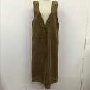 AMERICAN HOLIC アメリカンホリック ジャンパースカート ジャンパースカート HA93L0H1200 コーデュロイ ワンピース ロング丈 前ボタン【...