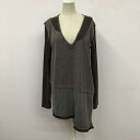 DIESEL ディーゼル 長袖 カットソー Cut and Sewn 長袖カットソー Vネックカットソー ロングスリーブカットソー【USED】【古着】【中古】10122421(4)