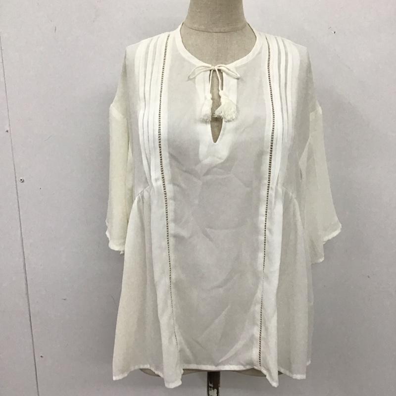 ehka sopo エヘカソポ 半袖 カットソー Cut and Sewn 半袖カットソー フレア 半袖シャツカットソー【USED】【古着】【中古】10122712