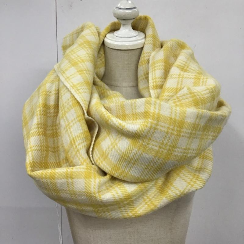 NE QUITTEZ PAS! ヌキテパ ストール一般 ストール Large Scarf Scarf ウールチェックストール タグ付き【USED】【古着】【中古】10123175