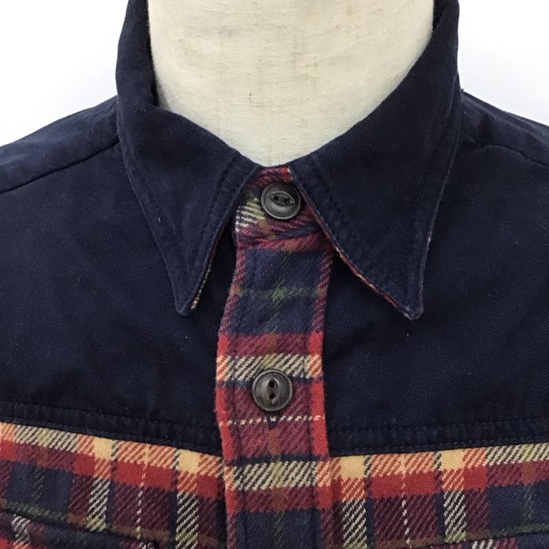 AMERICANEAGLE アメリカンイーグル 長袖 シャツ、ブラウス Shirt, Blouse 長袖シャツ カラーシャツ ポケットシャツ 長袖カットソー チェックシャツ【USED】【古着】【中古】10123864