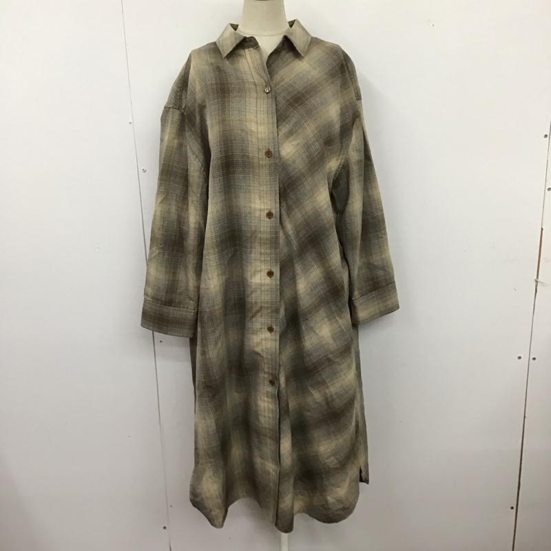 JEANASIS ジーナシス ひざ丈スカート ワンピース One-Piece Medium Skirt JS071073MC シャツワンピース【USED】【古着】【中古】10124996