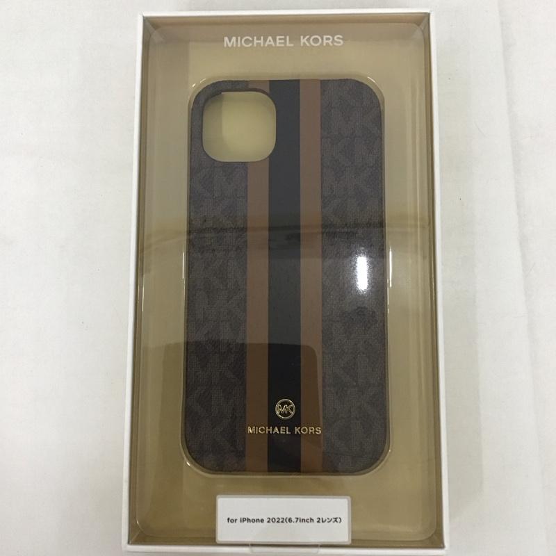 楽天クラシカMICHAEL KORS マイケルコース ファッション小物 ファッション小物 MKSTBRWWPIP2261M Slim Wrap Case Stripe iPhone 14 Max iPhoneケース iPhone 14 PLUS【USED】【古着】【中古】10126019