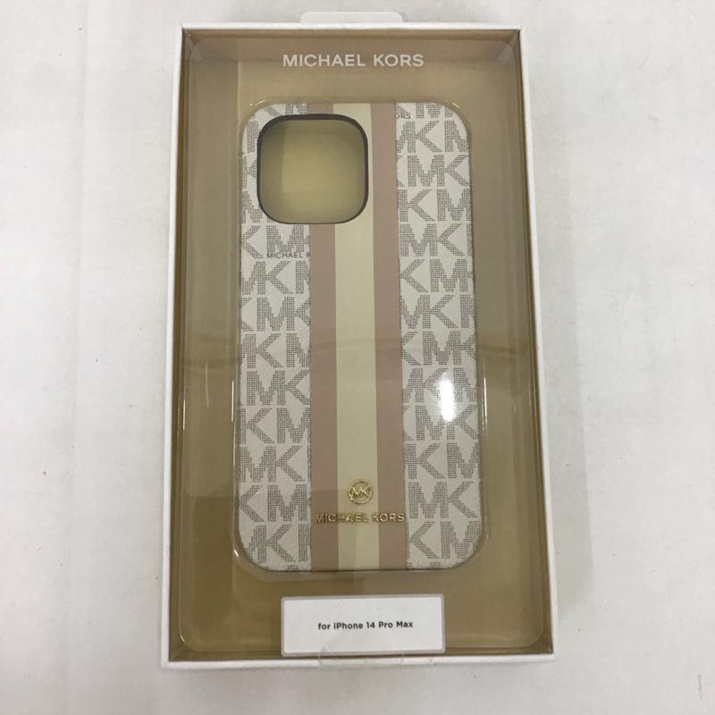 楽天クラシカMICHAEL KORS マイケルコース ファッション小物 ファッション小物 MKSTVNLWPIP2267 iPhone 14 Pro MAX iPhoneケース Slim Wrap Case Stripe【USED】【古着】【中古】10126056