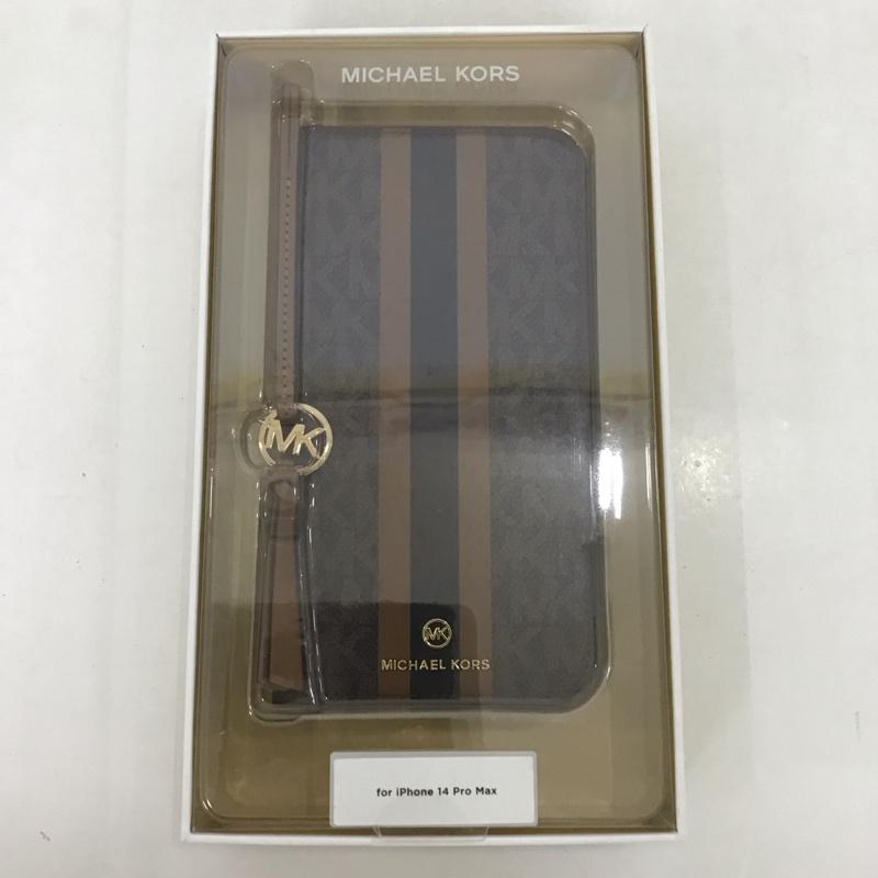 楽天クラシカMICHAEL KORS マイケルコース ファッション小物 ファッション小物 MKSTTCBRWFLIP2267 iPhone 14 Pro Max 手帳型 iPhoneケース【USED】【古着】【中古】10126197