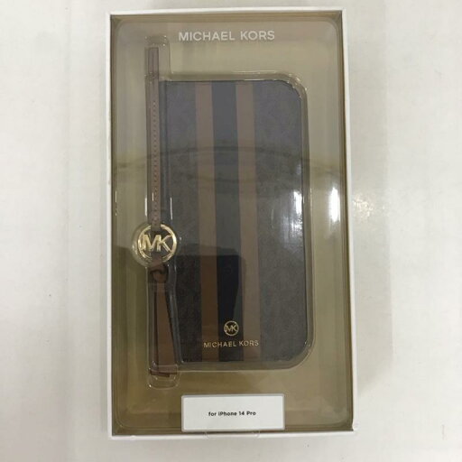 MICHAEL KORS マイケルコース ファッション小物 ファッション小物 MKSTTCBRWFLIP2261P 手帳型 iPhoneケース iPhone 14 Pro【USED】【古着】【中古】10126205 MICHAEL KORS マイケルコース ファッション小物 ファッション小物 MKSTTCBRWFLIP2261P 手帳型 iPhoneケース iPhone 14 Pro【USED】【古着】【中古】10126205