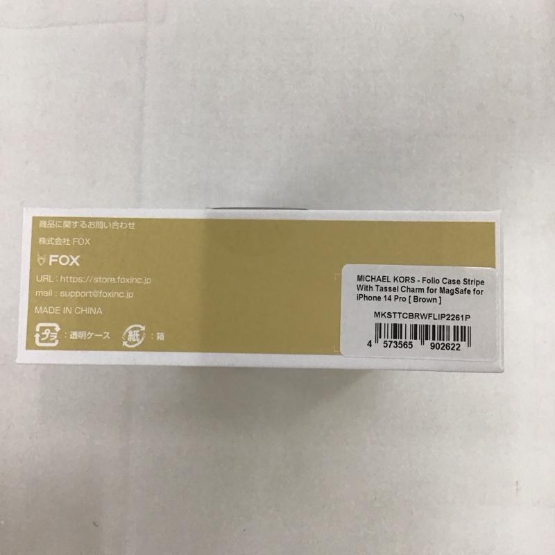 MICHAEL KORS マイケルコース ファッション小物 ファッション小物 MKSTTCBRWFLIP2261P 手帳型 iPhoneケース iPhone 14 Pro【USED】【古着】【中古】10126207