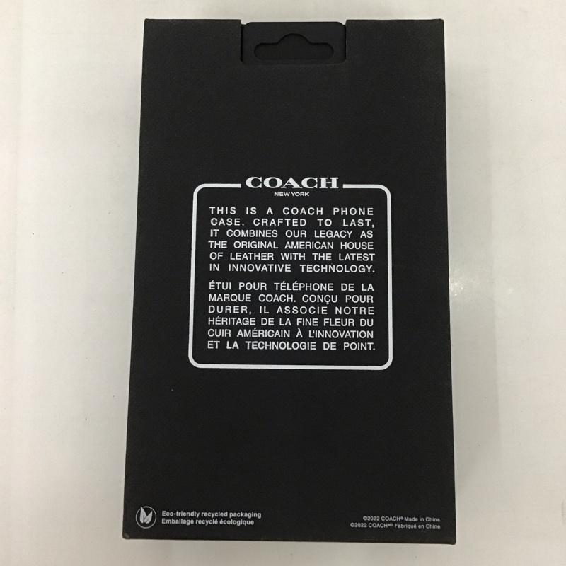 COACH コーチ ファッション小物 ファッション小物 CIPH-135-BLKEB iPhone 14 Pro iPhoneケース 手帳型 Folio Case【USED】【古着】【中古】10126283