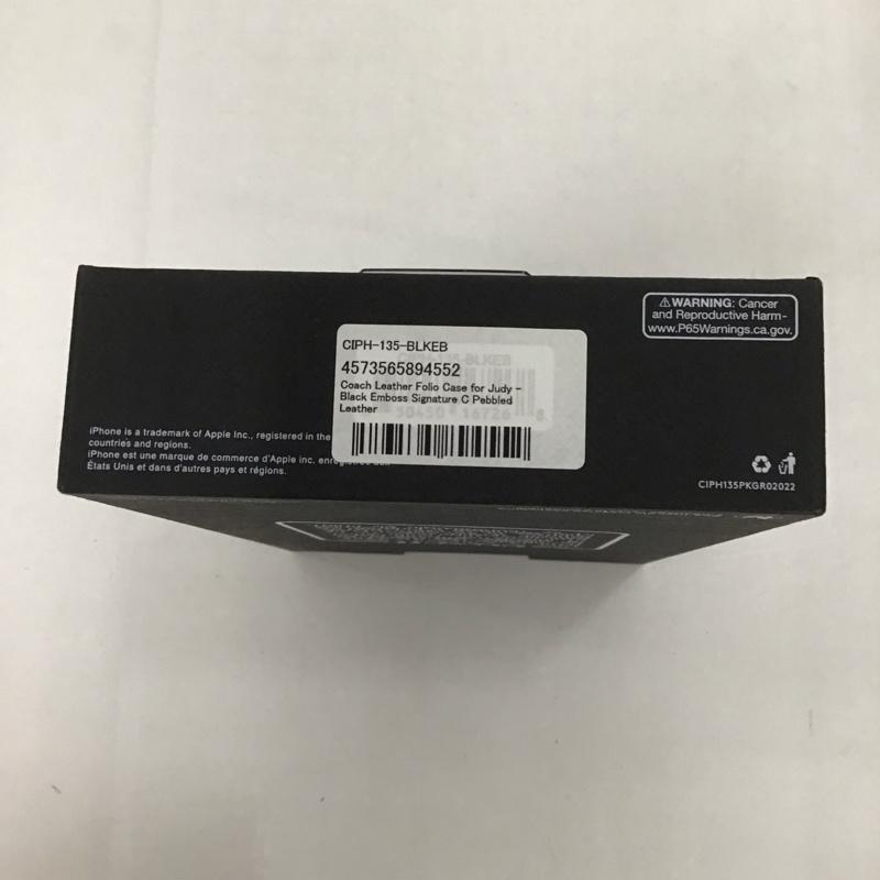 COACH コーチ ファッション小物 ファッション小物 CIPH-135-BLKEB iPhone 14 Pro iPhoneケース 手帳型 Folio Case【USED】【古着】【中古】10126283