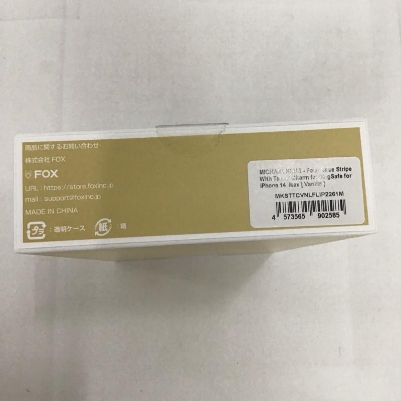 MICHAEL KORS マイケルコース ファッション小物 ファッション小物 MKSTTCVNLFLIP2261M iPhoneケース 手帳型 iPhone 14 Max【USED】【古着】【中古】10126325