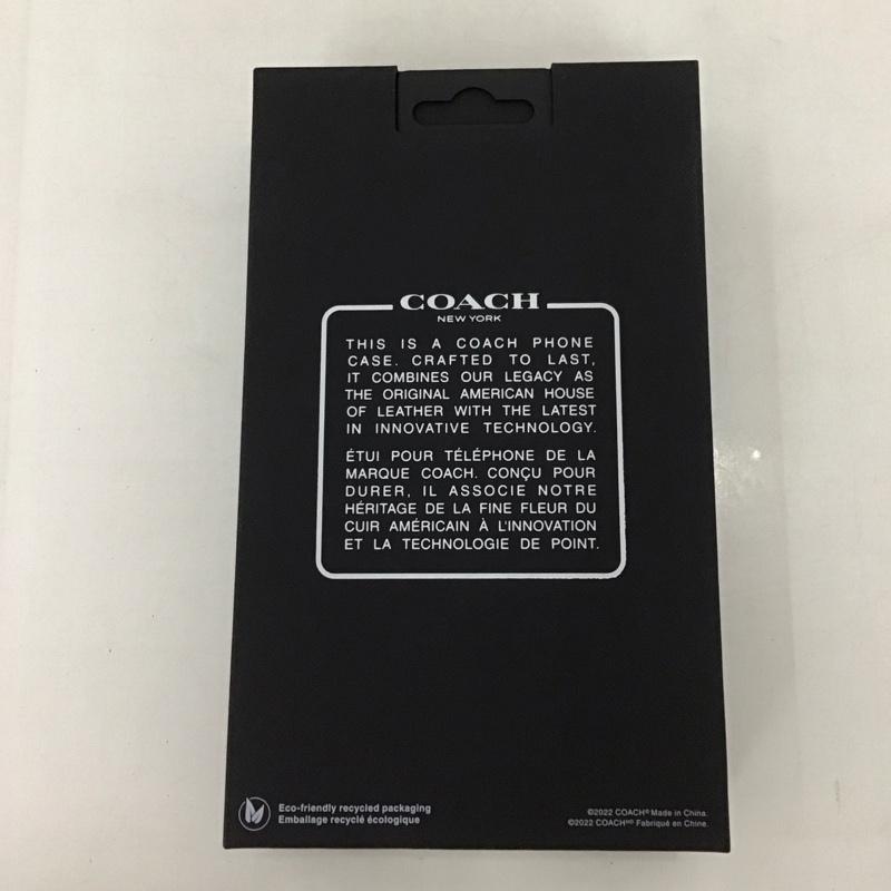 COACH コーチ ファッション小物 ファッション小物 CIPH-125-SCBLK iPhone 14 Pro Max iPhoneケース 手帳型 Folio Case【USED】【古着】【中古】10126357