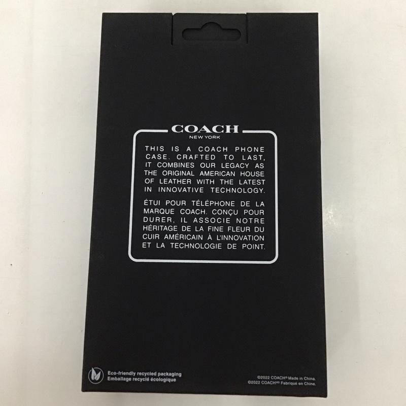 COACH コーチ ファッション小物 ファッション小物 CIPH-122-SCBLK iPhone 14 Plus iPhoneケース 手帳型 Folio Case【USED】【古着】【中古】10126370