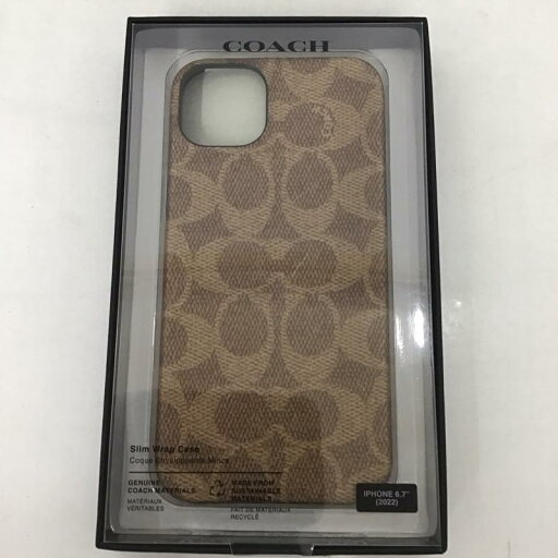 COACH コーチ ファッション小物 ファッション小物 CIPH-121-SCTAN iPhone 14 Pro iPhoneケース Slim Wrap【USED】【古着】【中古】10126799 COACH コーチ ファッション小物 ファッション小物 CIPH-121-SCTAN iPhone 14 Pro iPhoneケース Slim Wrap【USED】【古着】【中古】10126799