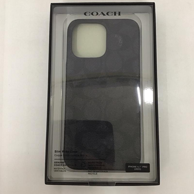 COACH コーチ ファッション小物 ファッション小物 CIPH-124-SCBLK iPhone14 Pro Max iPhoneケース SLIM WRAP CASE【USED】【古着】【中古】10126807
