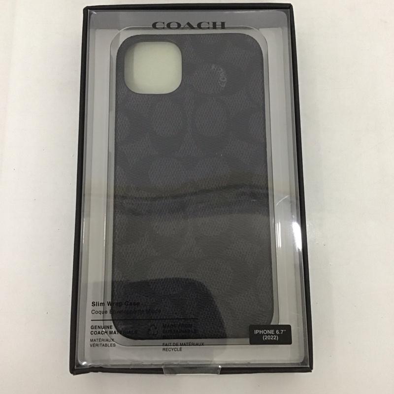COACH コーチ ファッション小物 ファッション小物 CIPH-121-SCBLK iPhone 14 Plus iPhoneケース Coach Slim Wrap【USED】【古着】【中古】10126818(4)