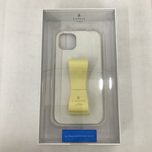 LANVIN ランバン ファッション小物 ファッション小物 LBVWYSRIP2261M iPhone 14 Plusケース リボンバックケース iPhoneケース【USED】【古着】【中古】10126833 LANVIN ランバン ファッション小物 ファッション小物 LBVWYSRIP2261M iPhone 14 Plusケース リボンバックケース iPhoneケース【USED】【古着】【中古】10126833