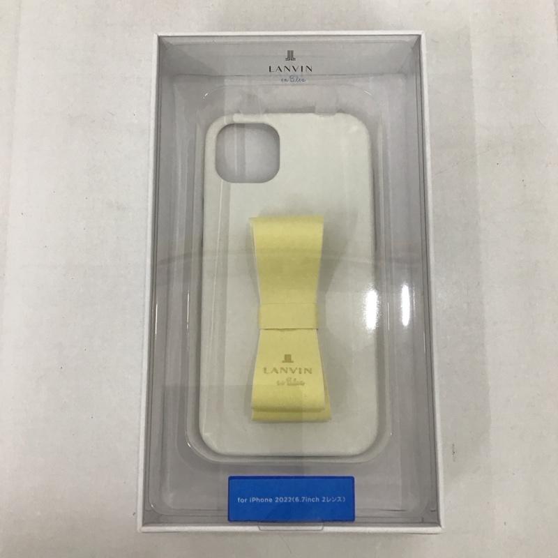 LANVIN ランバン ファッション小物 ファッション小物 LBVWYSRIP2261M iPhone 14 Plusケース リボンバックケース iPhoneケース【USED】【古着】【中古】10126835