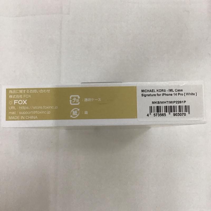 MICHAEL KORS マイケルコース ファッション小物 ファッション小物 MKSIWHTIMIP2261P iPhone 14 Pro iPhoneケース クリアケース【USED】【古着】【中古】10127033