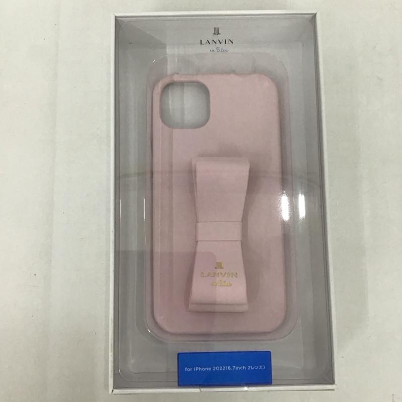 LANVIN ランバン ファッション小物 ファッション小物 LBSPKSRIP2261M iPhone 14 Plusケース iPhoneケース リボンバックケース【USED】【古着】【中古】10127077