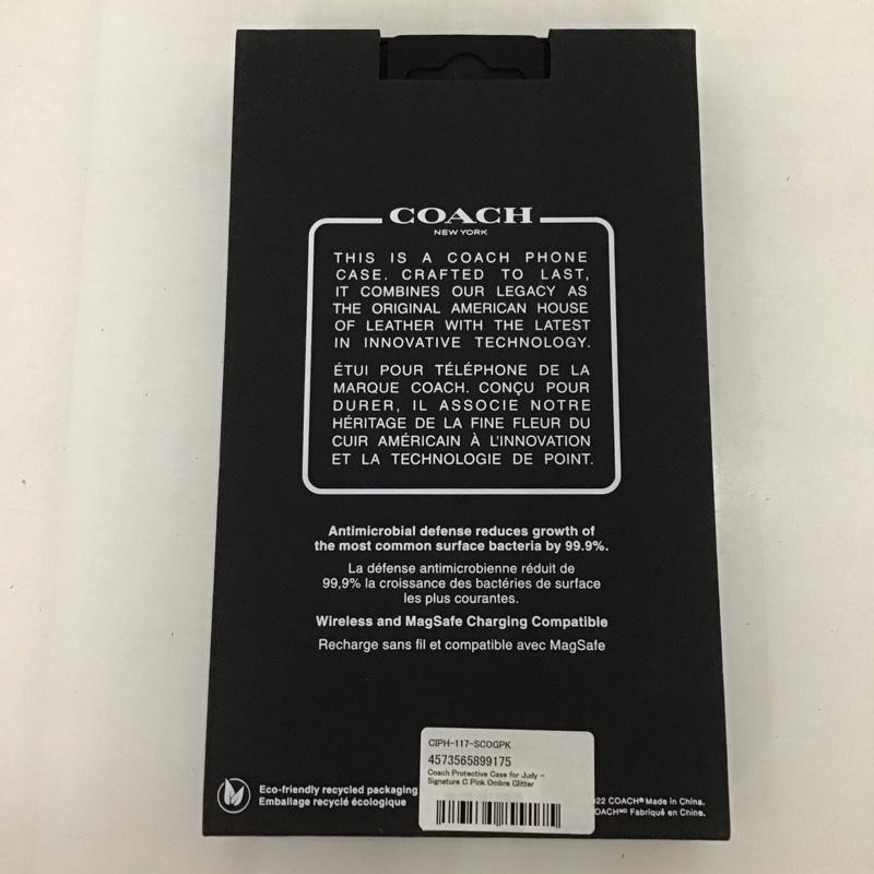 COACH コーチ ファッション小物 ファッション小物 CIPH-117-SCOGPK iPhone 14 Pro iPhoneケース Coach Protective Case【USED】【古着】【中古】10127091