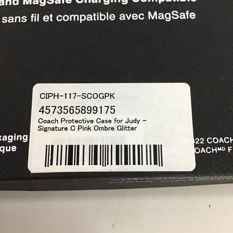 COACH コーチ ファッション小物 ファッション小物 CIPH-117-SCOGPK iPhone 14 Pro iPhoneケース Coach Protective Case【USED】【古着】【中古】10127091