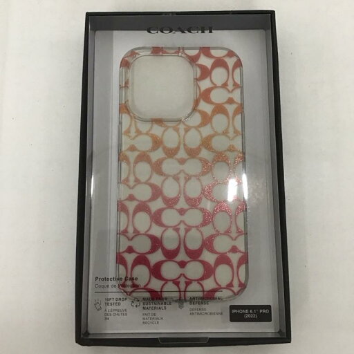 COACH コーチ ファッション小物 ファッション小物 CIPH-117-SCOGPK iPhone 14 Pro iPhoneケース Coach Protective Case【USED】【古着】【中古】10127093 COACH コーチ ファッション小物 ファッション小物 CIPH-117-SCOGPK iPhone 14 Pro iPhoneケース Coach Protective Case【USED】【古着】【中古】10127093