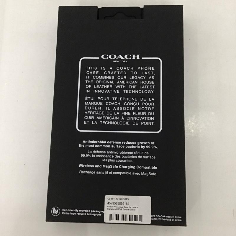 COACH コーチ ファッション小物 ファッション小物 CIPH-120-SCOGPK iPhone 14 Plus iPhoneケースCoach Protective Case【USED】【古着】【中古】10127100
