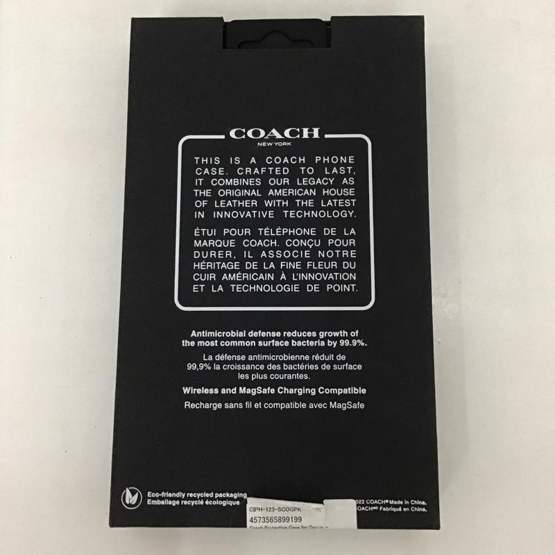 COACH コーチ ファッション小物 ファッション小物 CIPH-123-SCOGPK iPhone 14 Pro Max iPhoneケース Coach Protective Case【USED】【古着】【中古】10127109