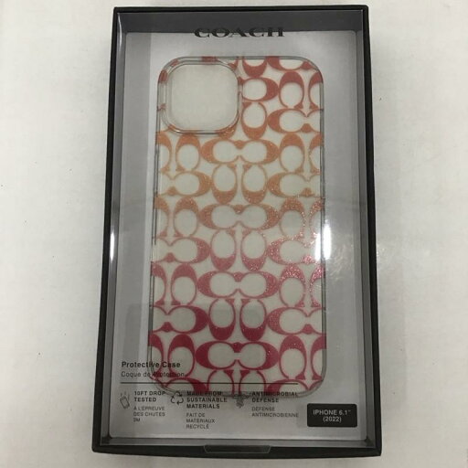 COACH コーチ ファッション小物 ファッション小物 CIPH-114-SCOGPK iPhoneケース iPhone 14 6.1インチCoach Protective Case【USED】【古着】【中古】10127111 COACH コーチ ファッション小物 ファッション小物 CIPH-114-SCOGPK iPhoneケース iPhone 14 6.1インチCoach Protective Case【USED】【古着】【中古】10127111