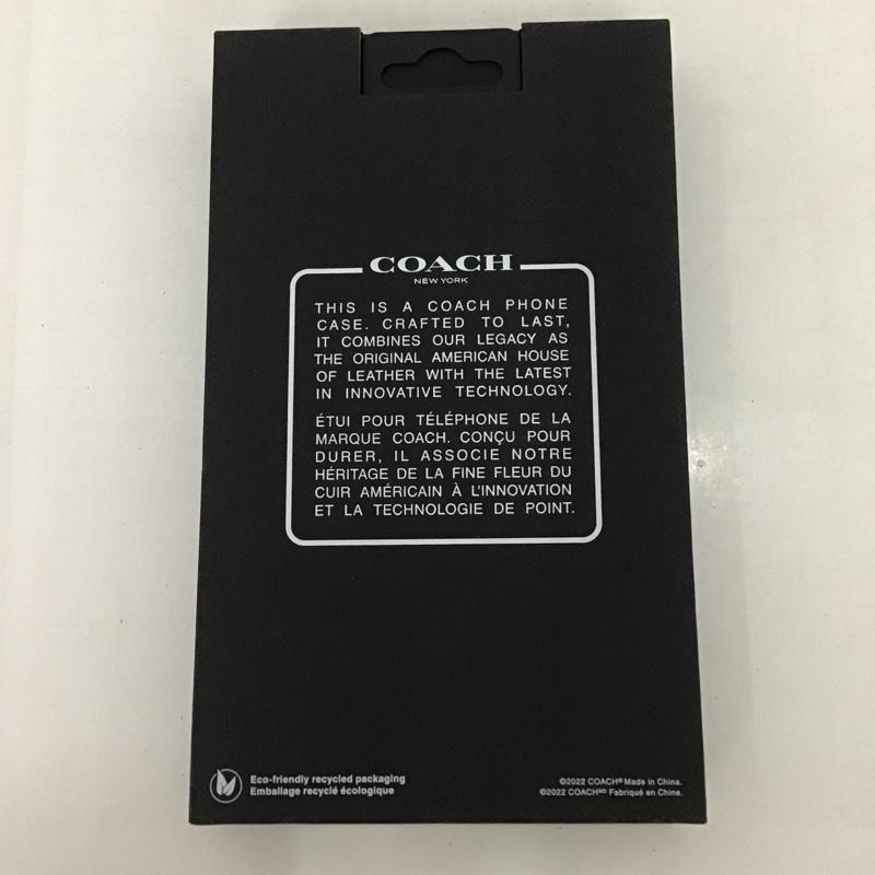 COACH コーチ ファッション小物 ファッション小物 CIPH-130-BLKEB iPhone 14 iPhoneケース Slim Wrap【USED】【古着】【中古】10127126