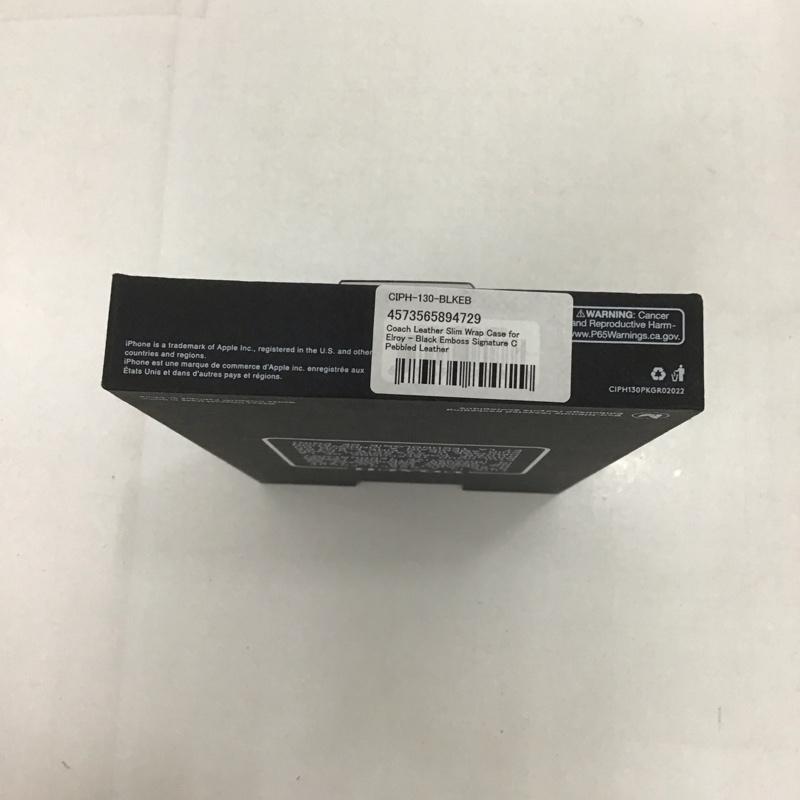 COACH コーチ ファッション小物 ファッション小物 CIPH-130-BLKEB iPhone 14 iPhoneケース Slim Wrap【USED】【古着】【中古】10127126