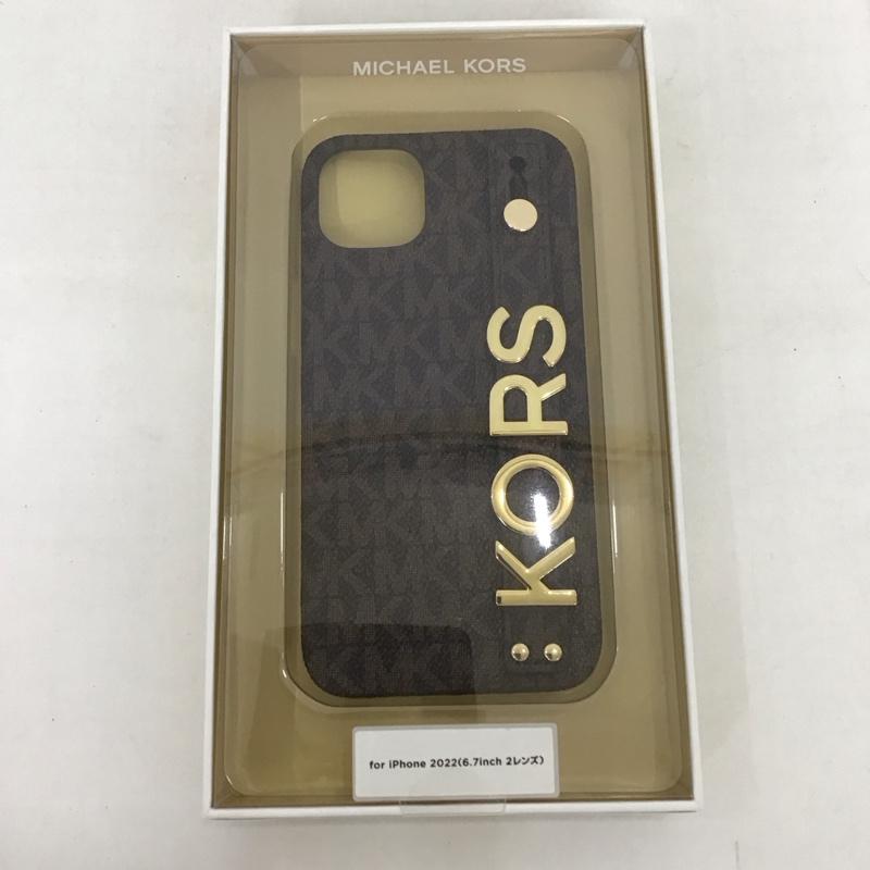 MICHAEL KORS マイケルコース ファッション小物 ファッション小物 MKSRBRWWPIP2261M Slim Wrap Case Stand & Ring for iPhone 14 Plus iPhoneケース【USED】【古着】【中古】10127186