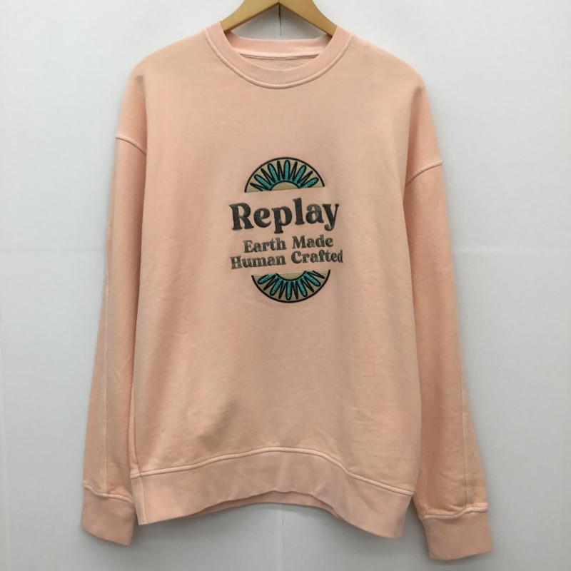 REPLAY リプレイ 長袖 トレーナー Sweat, Sweatshirt M6156.000.23316E スウェット EARTH MADE HUMAN CRAFTED スウェットシャツ【USED】【古着】【中古】10127367(4)