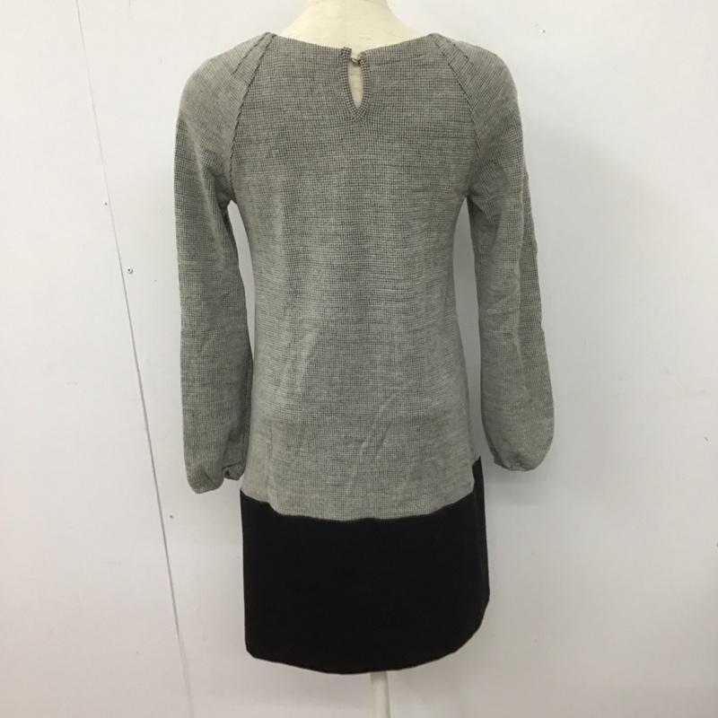 SCOTCLUB スコットクラブ ミニスカート ワンピース One-Piece Mini Skirt, Short Skirt 長袖ワンピース クルーネック【USED】【古着】【中古】10127401