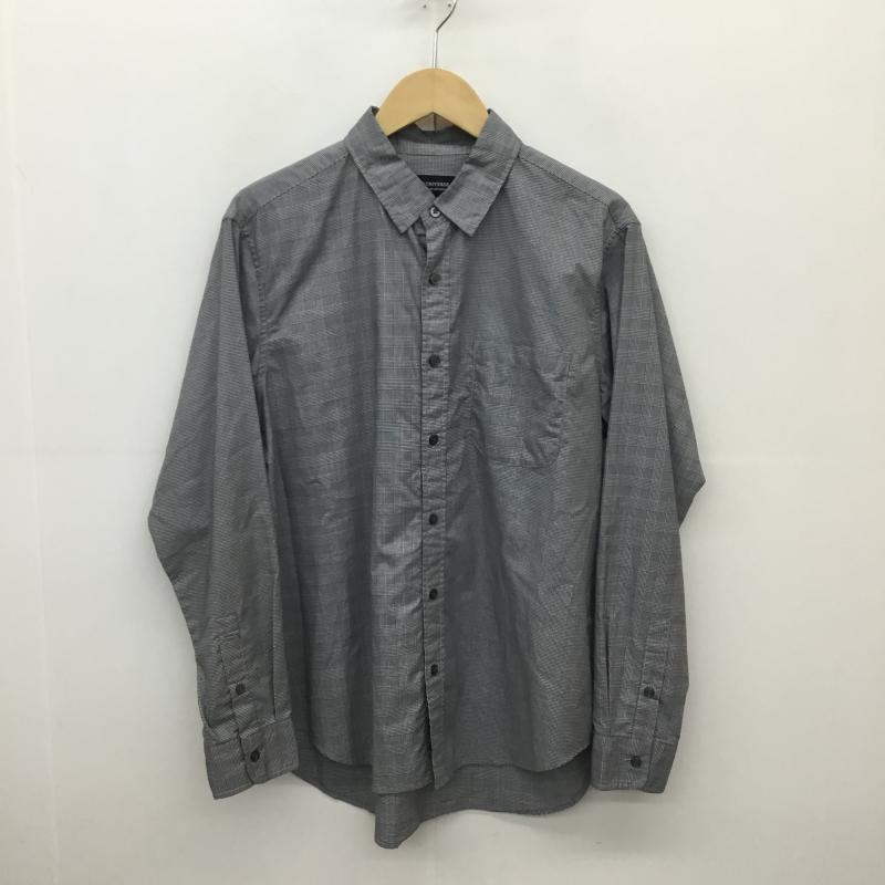 nano・universe ナノユニバース 長袖 シャツ、ブラウス Shirt, Blouse NANO UNIVERSE クレイジーチェックワイドシャツ 668-9220026【USED】【古着】【中古】10127623