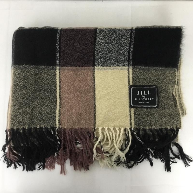 JILL by JILLSTUART ジル バイ ジルスチュアート ストール一般 ストール Large Scarf Scarf 125-8298004 マフラー フリンジ ロゴ【USED】【古着】【中古】10127803