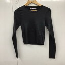 ZARA ザラ 長袖 カットソー Cut and Sewn 2142 199 800 クルーネック クロップド丈【USED】【古着】【中古】10129163(4)