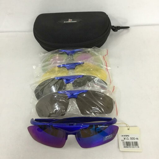 DUNLOP ダンロップ サングラス めがね・サングラス Sun Glasses DU-010 スポーツサングラス ミラーレンズ 箱有【USED】【古着】【中古】10129351 DUNLOP ダンロップ サングラス めがね・サングラス Sun Glasses DU-010 スポーツサングラス ミラーレンズ 箱有【USED】【古着】【中古】10129351