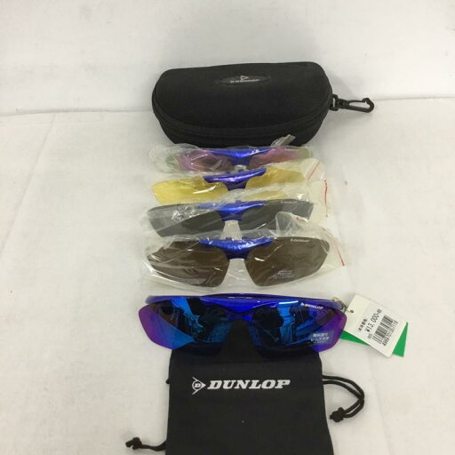 DUNLOP ダンロップ サングラス めがね・サングラス Sun Glasses DU-010 スポーツサングラス ミラーレンズ 箱有【USED】【古着】【中古】10129357 DUNLOP ダンロップ サングラス めがね・サングラス Sun Glasses DU-010 スポーツサングラス ミラーレンズ 箱有【USED】【古着】【中古】10129357