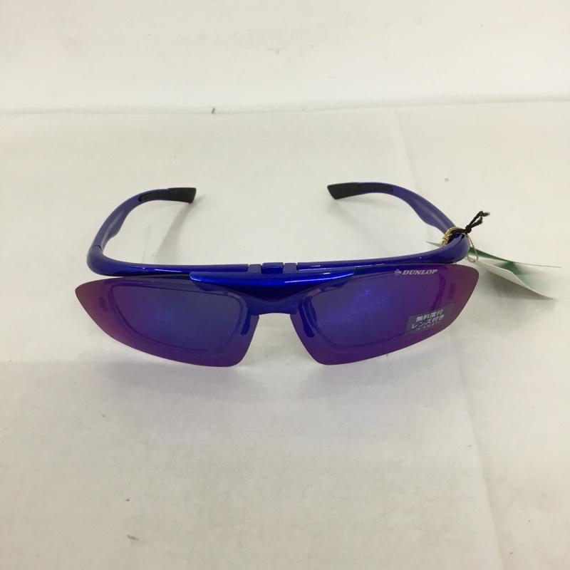 DUNLOP ダンロップ サングラス めがね・サングラス Sun Glasses DU-010 スポーツサングラス ミラーレンズ 箱有【USED】【古着】【中古】10129357