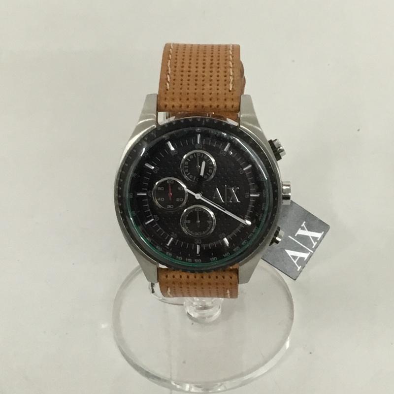 A/X ARMANIEXCHANGE アルマーニエクスチェンジ アナログ（クォーツ式） 腕時計 Watch Analog (Quartz) AX1608 レザーベルト【USED】【古着】【中古】10129462