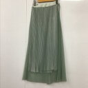 MERCURYDUO マーキュリーデュオ ロングスカート スカート Skirt Long Skirt 001910800801 チュールプリーツロングスカート【USED】【古着】【中古】10130381(4)