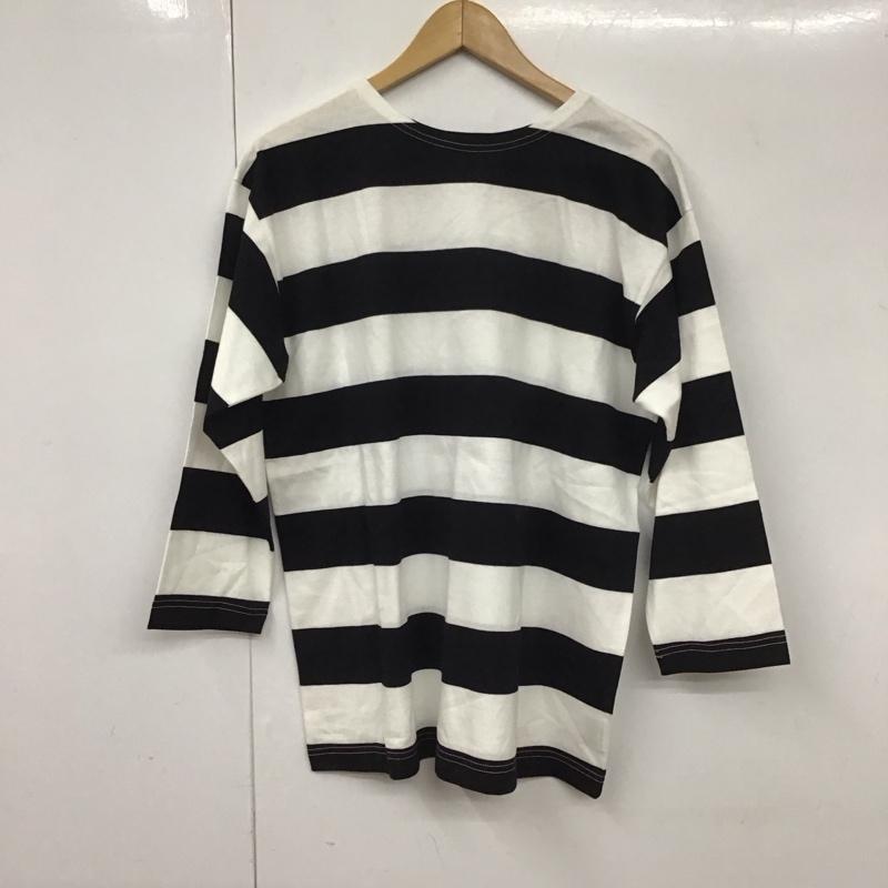 WAREHOUSE ウエアハウス 長袖 カットソー Cut and Sewn 長袖カットソー プリントカットソー クルーネック ボーダー【USED】【古着】【中古】10130487