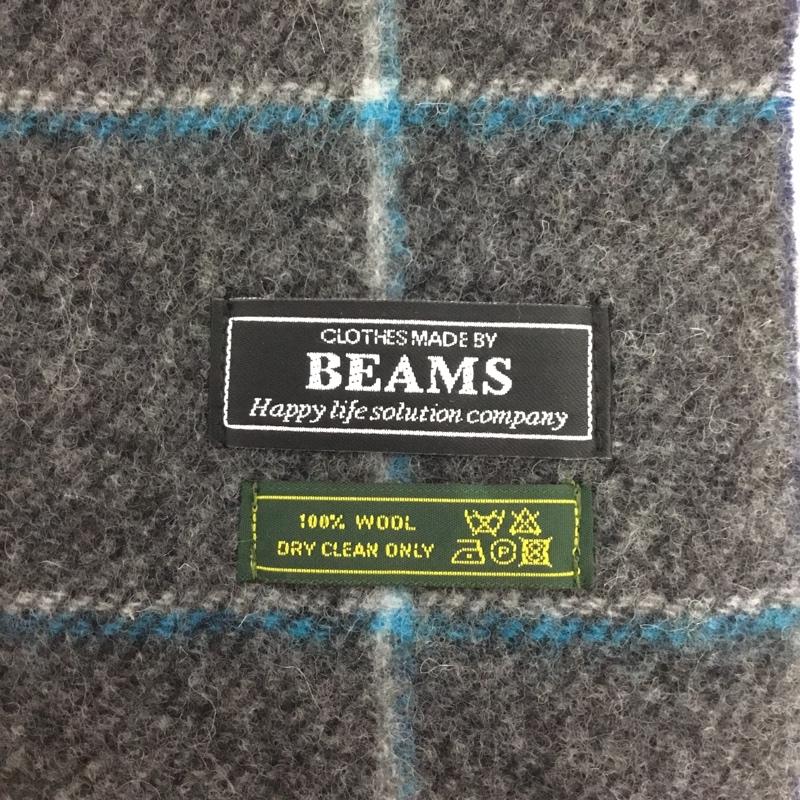 BEAMS ビームス マフラー マフラー Long Scarf ウール フリンジ【USED】【古着】【中古】10130582