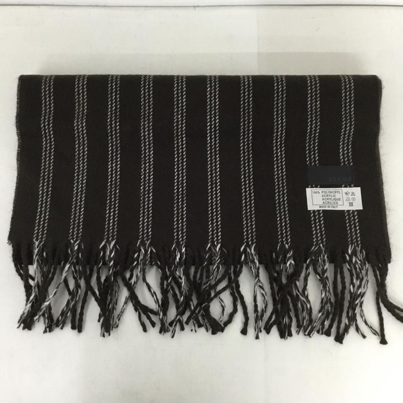 BEAMS ビームス マフラー マフラー Long Scarf フリンジ【USED】【古着】【中古】10130584