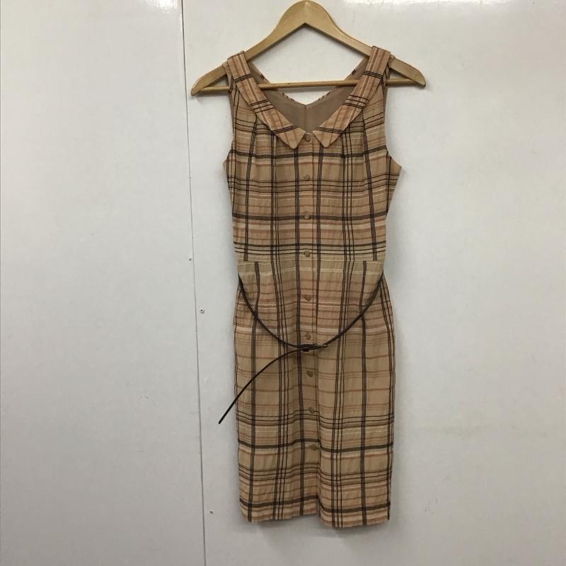 LOUNIE ルーニィ ロングスカート ワンピース One-Piece Long Skirt ノースリーブワンピース ロングスカート チェックスカート【USED】【古着】【中古】10130916