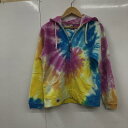CHUMS チャムス 長袖 パーカー Hooded Sweatshirt, Hoodie ジップパーカー タイダイ柄【USED】【古着】【中古】10131113(4)