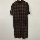 ZARA ザラ ロングスカート ワンピース One-Piece Long Skirt スタンドネック 半袖【USED】【古着】【中古】10131212