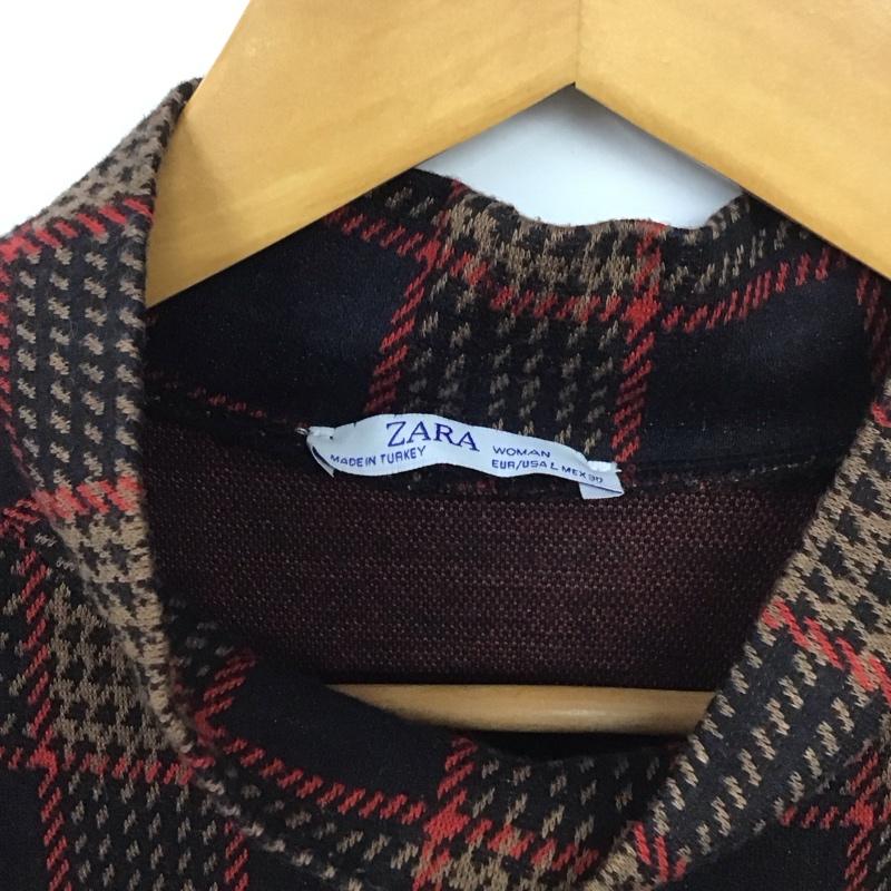 ZARA ザラ ロングスカート ワンピース One-Piece Long Skirt スタンドネック 半袖【USED】【古着】【中古】10131212