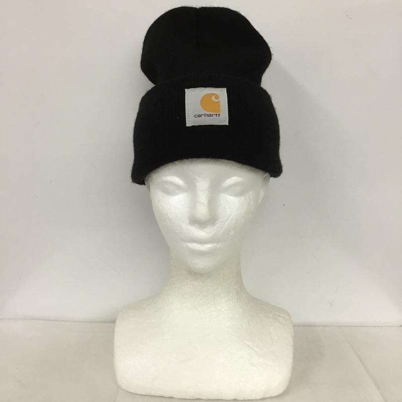 Carhartt カーハート ニット帽 帽子 Knit Cap、Knit Hat, Beanie A18 BLK ACRYLIC WATCH HAT【USED】【古着】【中古】10131949
